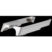 Chrome dual exhaust.