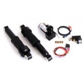 Complete rear air ride kit - black. (solenoid looks different than one pictured)