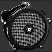 Basic Supergas air cleaner in black.