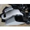 Yaffe Chupa 09 and later rear fender for dual exhaust w recessed plate pocket. Includes chrome plate frame and led's to illuminate the plate.