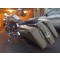 6" stretch fender with 8" tall chrome bezel lights in fillers for long bags. 