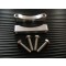 These are the raw billet spacers w bolts that come standard with the kit. 