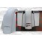 Yaffe Chupa 09 and later rear fender w no exhaust cutouts w recessed plate pocket. Includes chrome plate frame and led's to illuminate the plate.