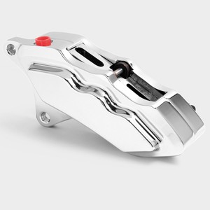 HHI 6 Piston Front Brake Calipers for 13 inch rotor applications - CHROME
