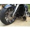Flush axle on a 2014 Street Glide w our Pitbull 180 front tire kit